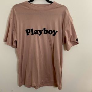 Playboy by Pacsun Pink Shortsleeved Shirt